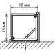 Квадратный угловой  алюминиевый  профиль для  светодиодной ленты LL-2-ALP003