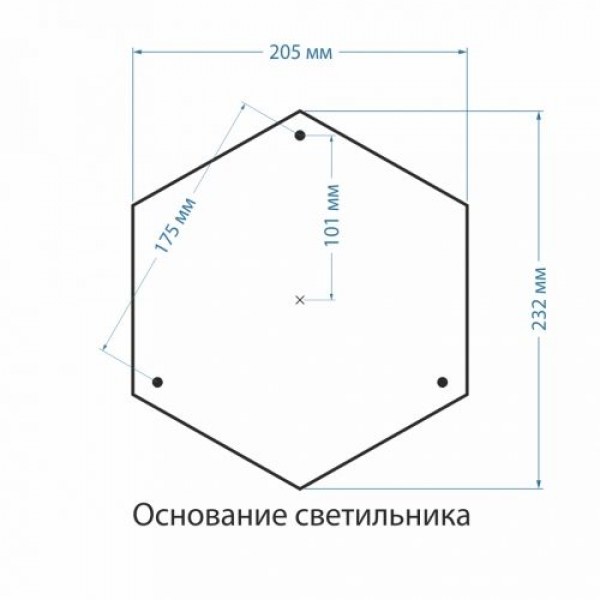 Светильник на столбе Altair F черный