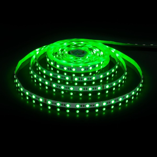 Светодиодная лента Лента светодиодная 24V 24W 60Led 5050 IP20 MIX RGB/холодный белый, 5м