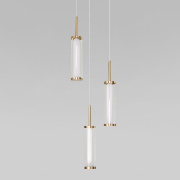 Подвесной светодиодный светильник 50386/3 LED латунь Подвесной светодиодный светильник 50386/3 LED латунь